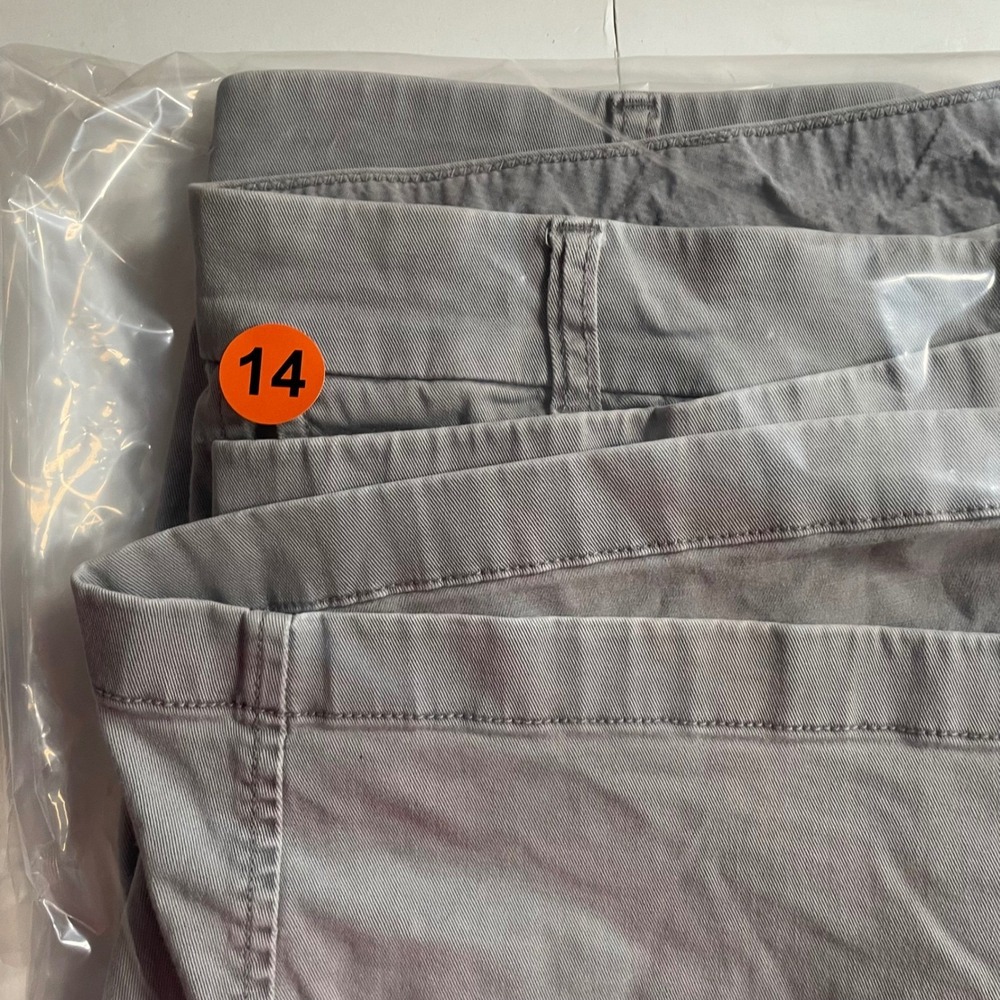 J.Crew Womens Gray Chino Shorts Size 18 Re-Imagined Stretch Cotton Twill 5 inch - Picture 11 of 11